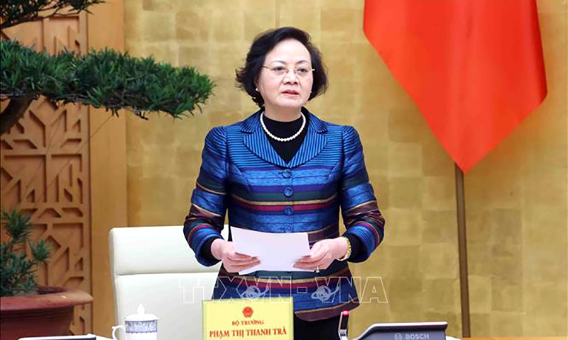 Bộ trưởng Bộ Nội vụ Phạm Thị Thanh Trà. Ảnh: Phạm Kiên/TTXVN