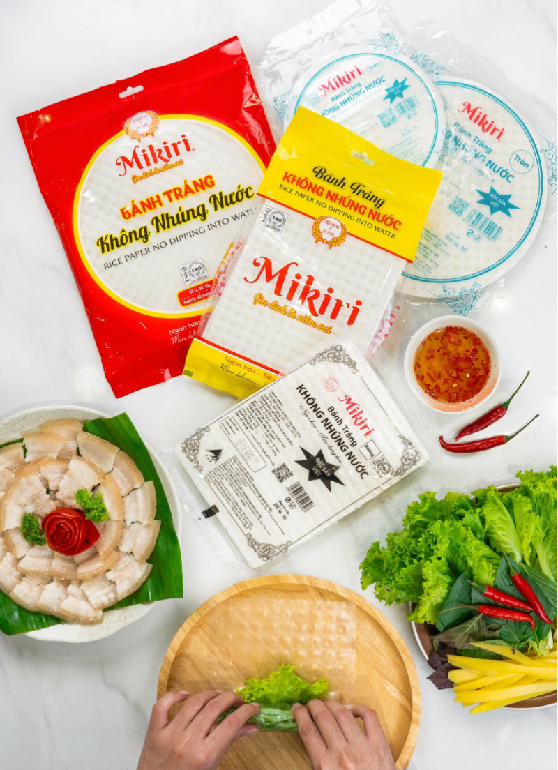 Bánh tráng không nhúng nước Mikiri
