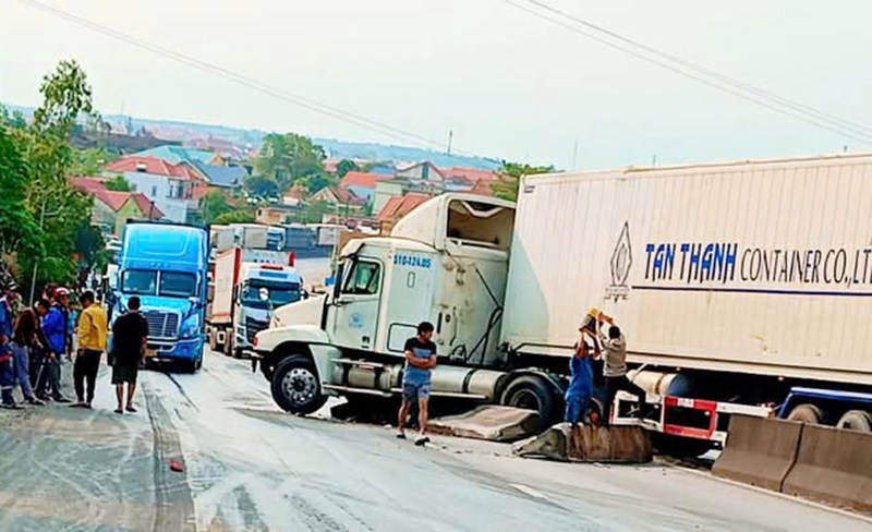 Hiện trường vụ tai nạn