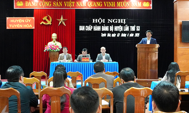 Tuyên Hóa: Tạo sự đồng thuận, thực hiện hiệu quả công tác sắp xếp, tinh gọn tổ chức bộ máy