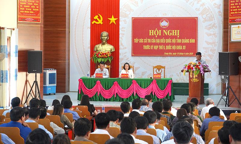 Đại biểu Quốc hội tiếp xúc cử tri trước kỳ họp thứ 9, Quốc hội khóa XV