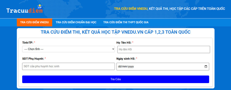Giới thiệu Tracuudiem.vip