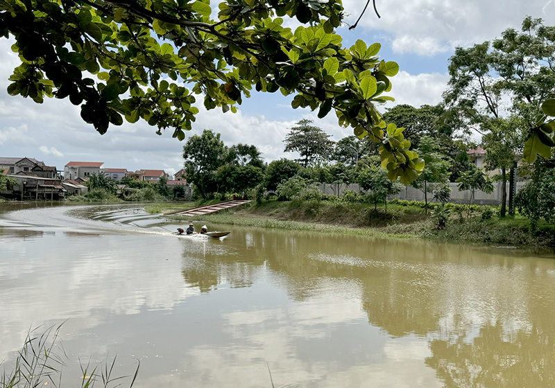 Sông nước Kiến Giang. Ảnh N. Hải