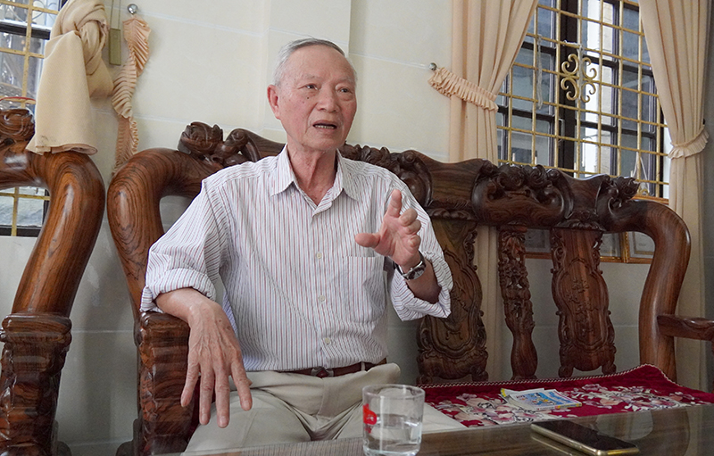Đảng viên hưu trí Nguyễn Văn Lâm.
