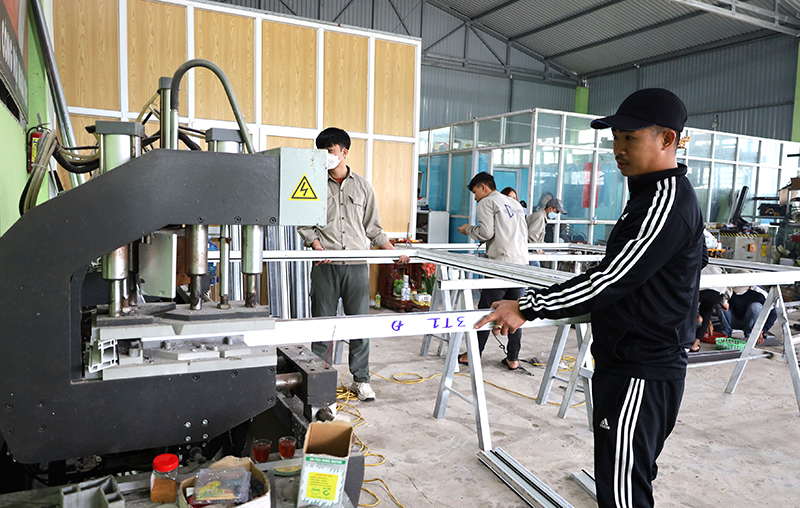 Các mặt hàng công nghiệp của thành phố tăng so với cùng kỳ.