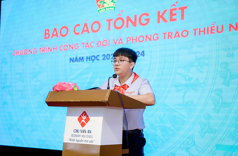 Em Phan Tuấn Kiệt ghi nhiều dấu ấn trong hoạt động Đội và phong trào thiếu nhi.