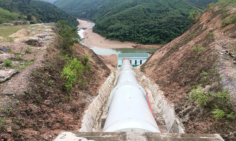  Dự án Thủy điện La Trọng (xã Trọng Hóa, Minh Hóa) đã xây dựng, lắp đặt hoàn thành các hạng mục chính.