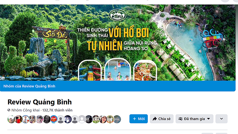 Review Quảng Bình, một trong những nhóm cộng đồng được nhiều du khách tham khảo để kiểm tra, xác thực thông tin về du lịch
