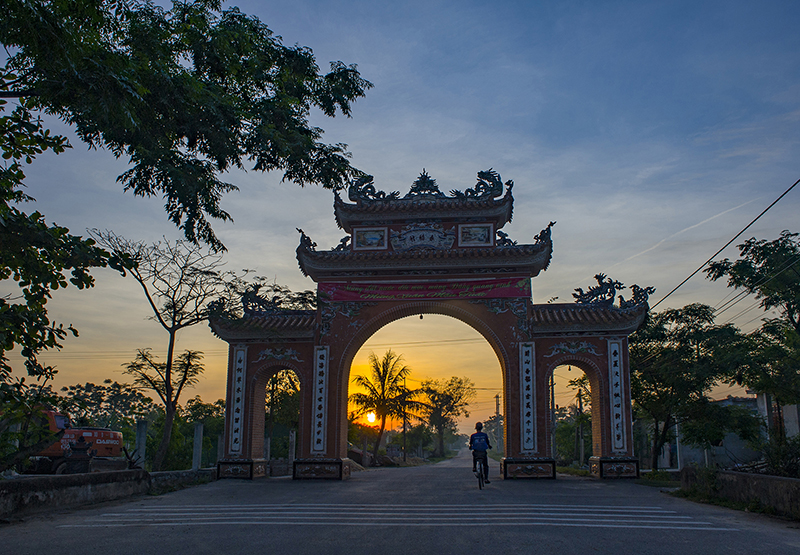 Cổng làng Thanh Lương (Quảng Xuân, Quảng Trạch).
