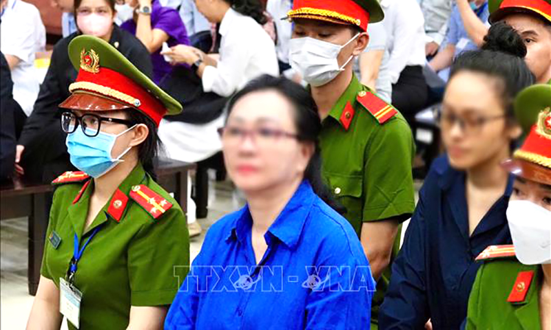Bị cáo Trương Mỹ Lan.