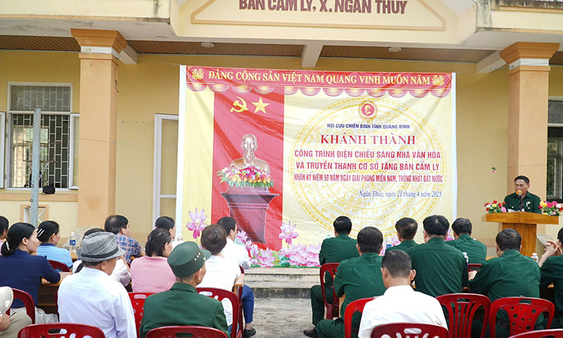 Toàn cảnh buổi lễ khánh thành.