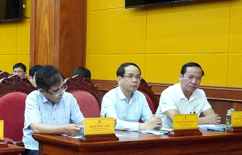 Các đại biểu dự cuộc họp.