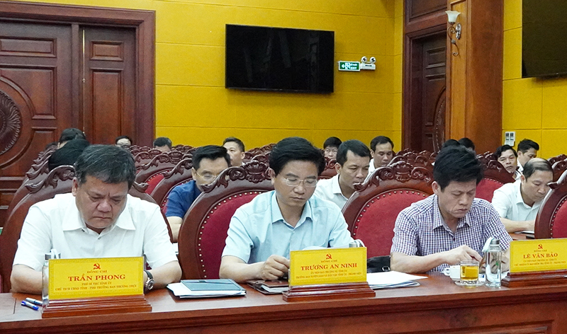 Các đại biểu dự cuộc họp.