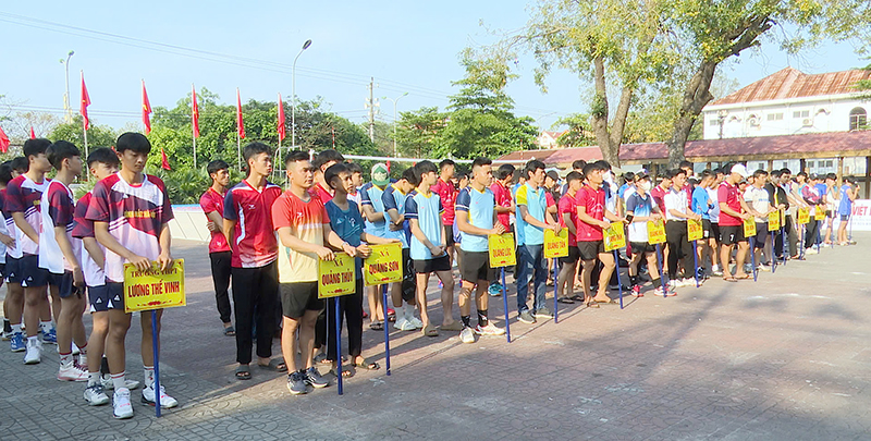 Các vận động viên tham gia giải.