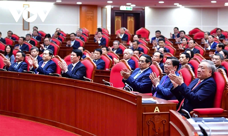 Các đại biểu tham dự hội nghị Trung ương 11.