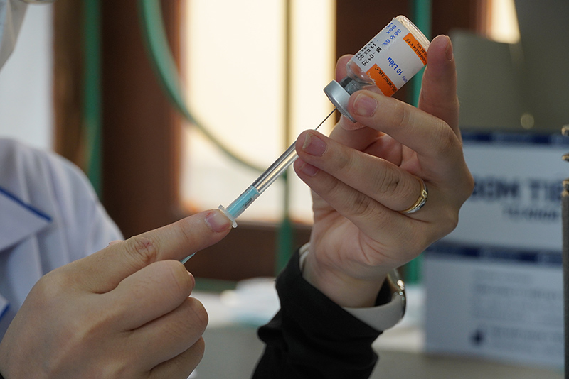 Tiêm vắc-xin là biện pháp hữu hiệu để phòng ngừa bệnh sởi.