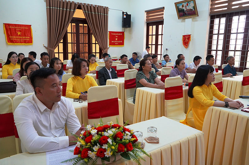 Các đại biểu tham gia lễ kết nạp thành viên mới