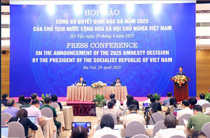 Quang cảnh buổi họp báo. Ảnh: Phạm Kiên/TTXVN