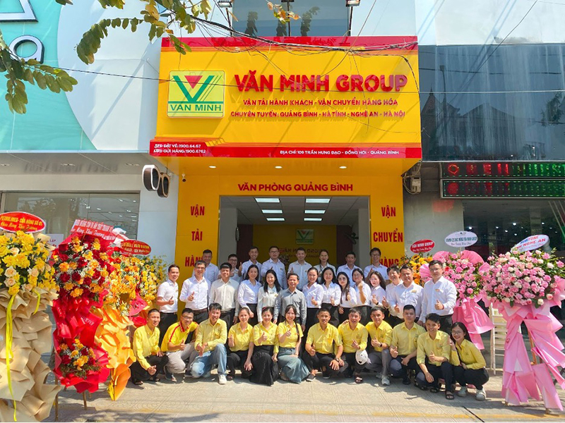 Công ty Văn Minh khai trương tuyến mới Hà Nội - Quảng Bình