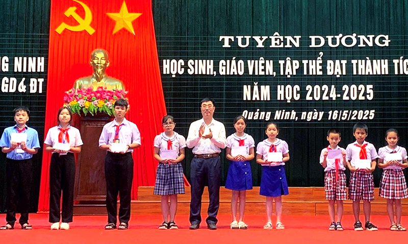 Quảng Ninh: 223 học sinh đoạt giải tại các cuộc thi cấp quốc gia và kỳ thi học sinh giỏi cấp tỉnh
