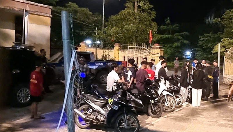 Nhiều trường hợp bị lập biên bản vi phạm hành chính thuộc độ tuổi thanh, thiếu niên  