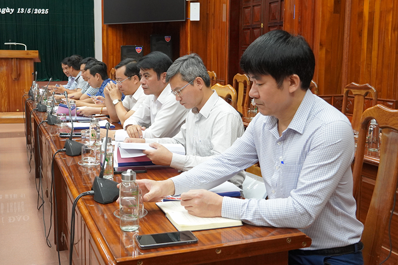 Các thành viên Ban Chỉ đạo tham dự cuộc họp.