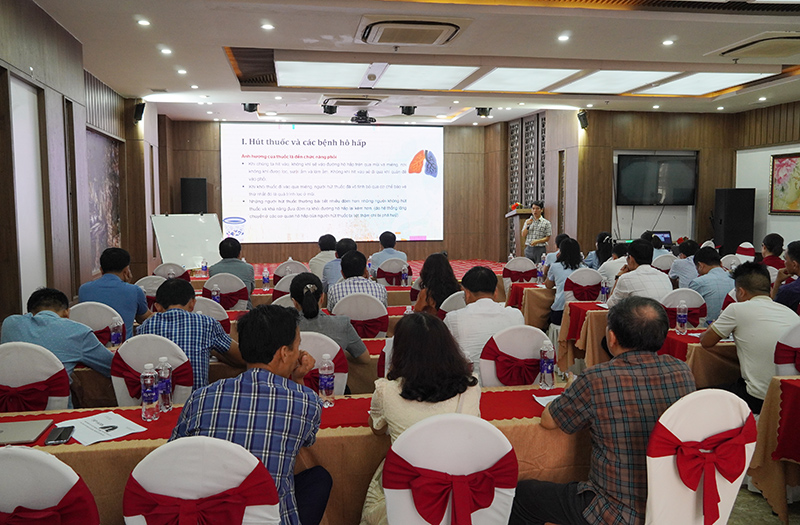 Quang cảnh lớp tập huấn.