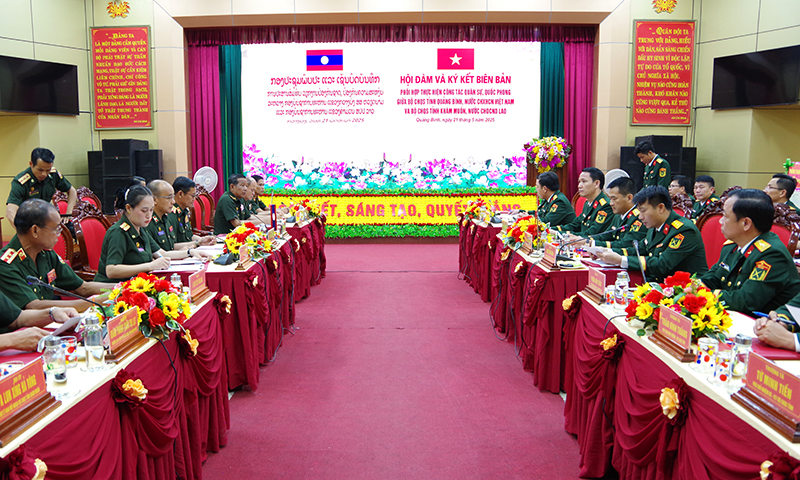Quang cảnh hội đàm.