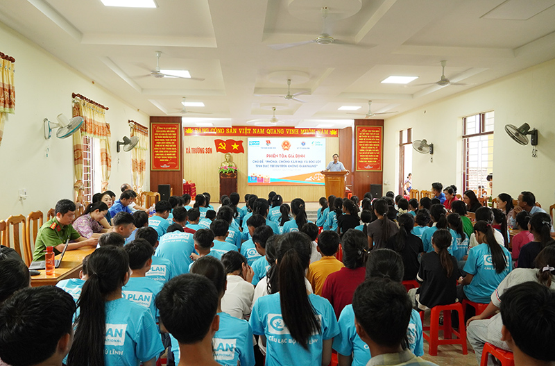 Quang cảnh phiên tòa giả định.