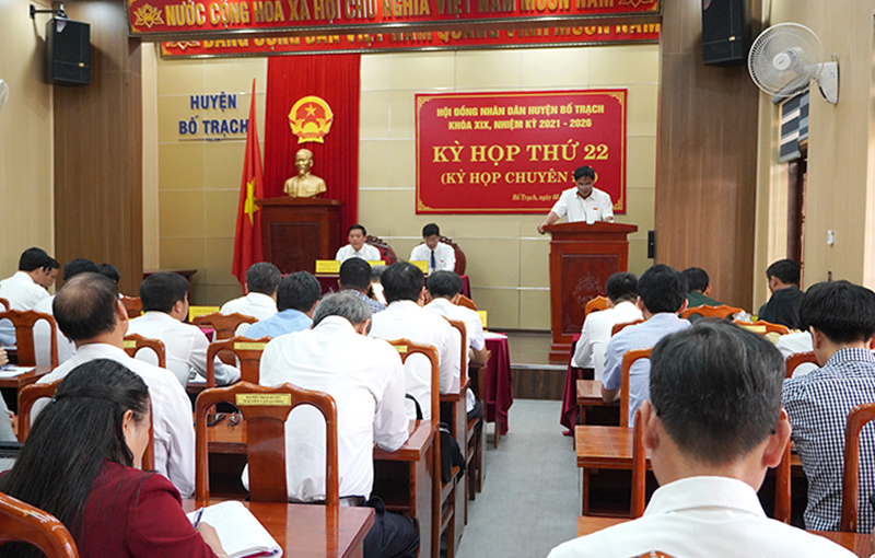 HĐND huyện Bố Trạch: Thông qua các nghị quyết quan trọng