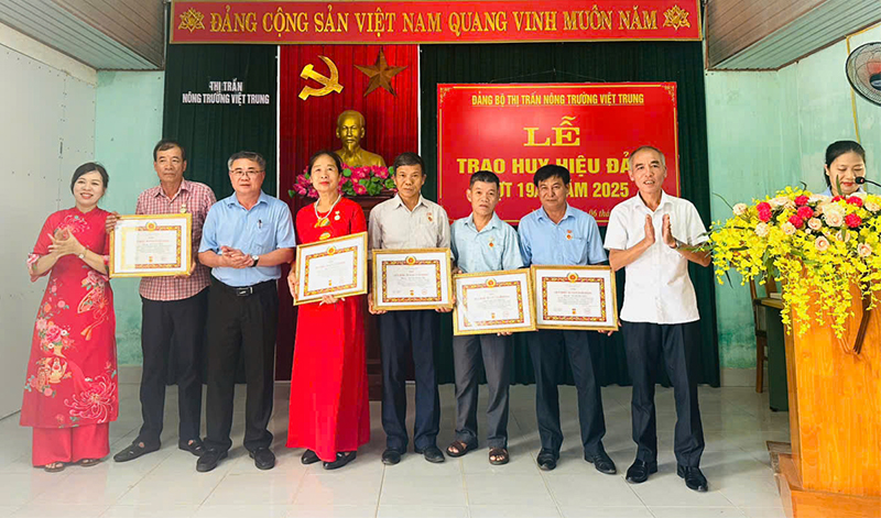 Bố Trạch: Tặng và truy tặng Huy hiệu Đảng cho 419 đảng viên