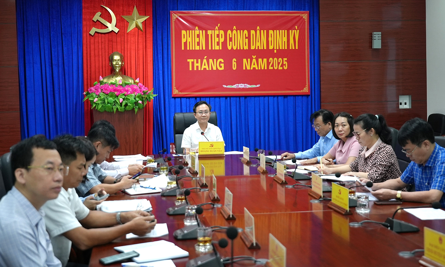 Lãnh đạo tỉnh tiếp công dân định kỳ tháng 6/2025
