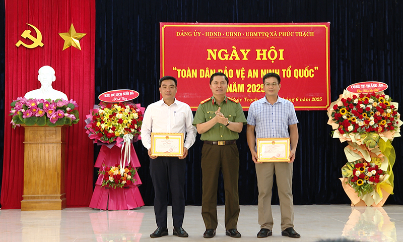 Ngày hội "Toàn dân bảo vệ an ninh Tổ quốc" tại xã Phúc Trạch