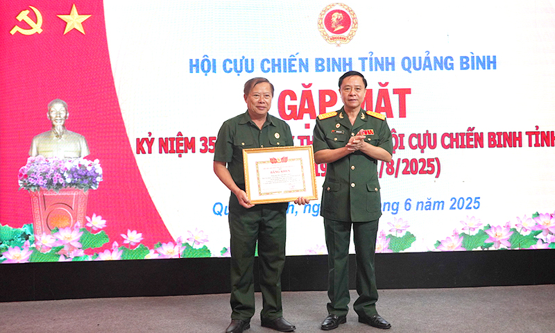 Tiếp tục khẳng định vai trò của cựu chiến binh đối với sự nghiệp xây dựng và bảo vệ Tổ quốc