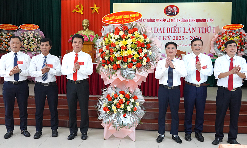 Đại hội Đảng bộ Sở Nông nghiệp và Môi trường lần thứ I
