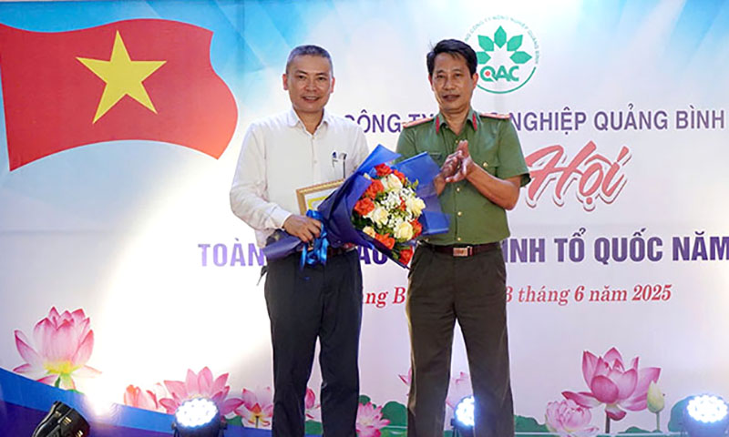 Công ty CP Tổng công ty Nông nghiệp Quảng Bình tổ chức Ngày hội "Toàn dân bảo vệ an ninh Tổ quốc" năm 2025