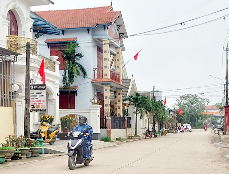 Một góc của xã An Thủy hôm nay.
