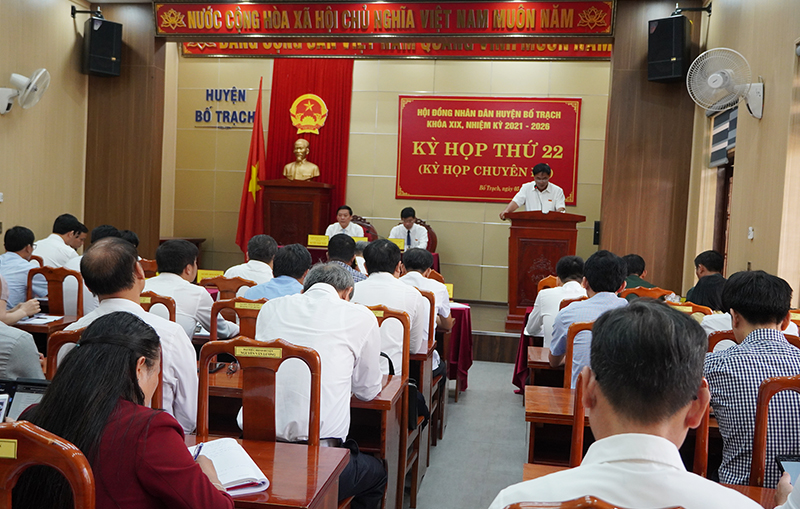 Quang cảnh kỳ họp.