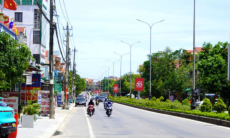 Một góc Lộc Ninh hôm nay.