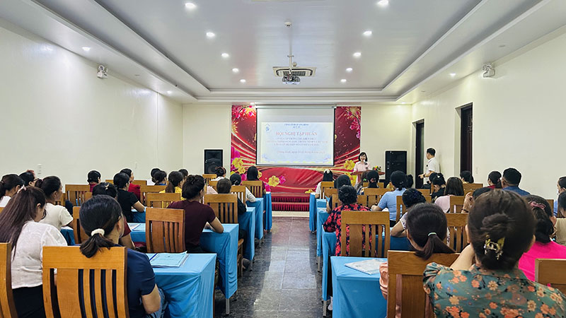Quang cảnh tại hội nghị tập huấn.