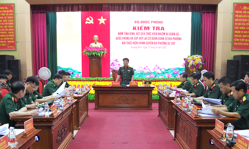 Quang cảnh buổi kiểm tra.