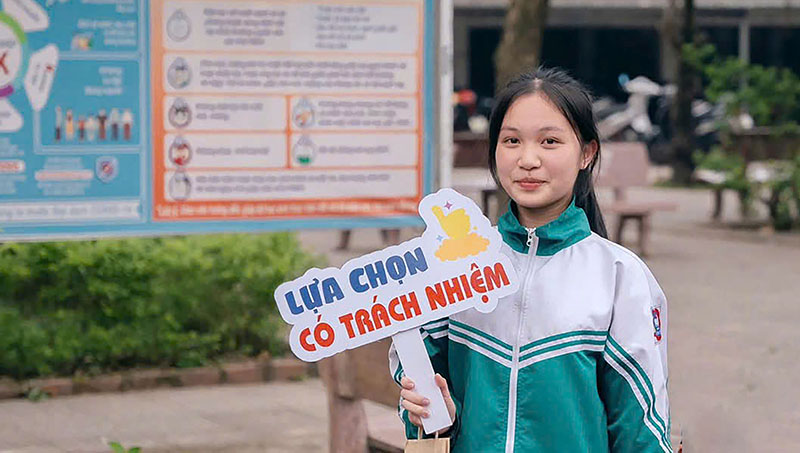  “Lựa chọn có trách nhiệm”, lời nhắn nhủ chung cho các bạn trẻ.
