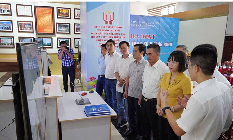 MobiFone Quảng Bình giới thiệu về bảo tàng số.