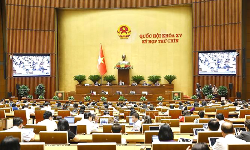 Quang cảnh phiên họp Quốc hội ngày 17/6/2025. Ảnh: Doãn Tấn/TTXVN