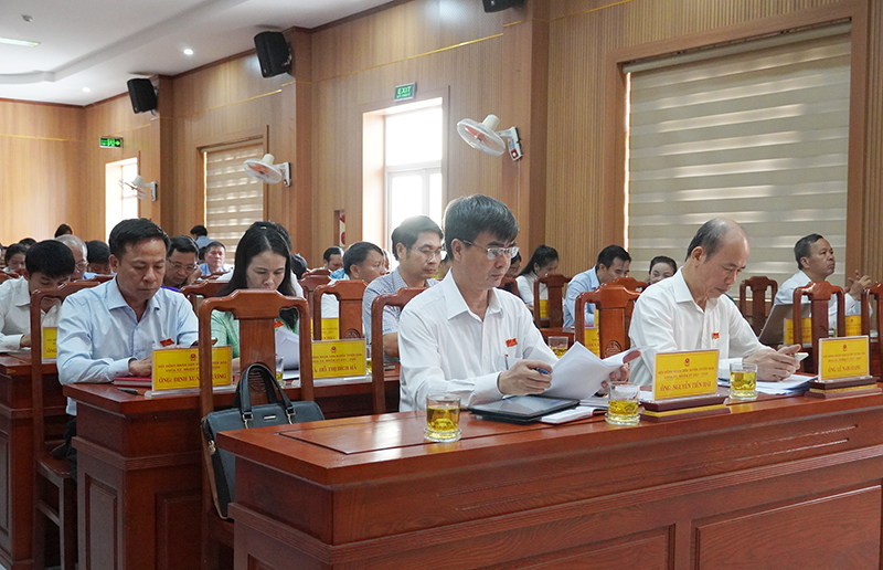 Các đại biểu tham dự kỳ họp.