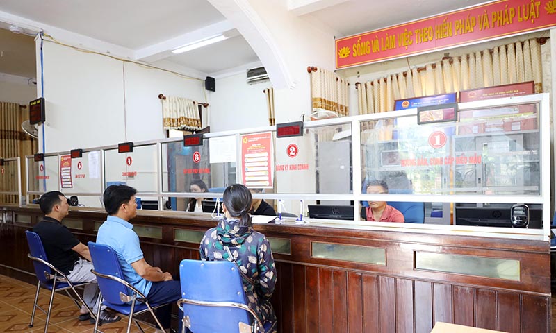 Trung tâm hành chính công huyện Minh Hóa (cũ) dự kiến sẽ được sử dụng làm Trung tâm hành chính công xã Minh Hóa (mới).