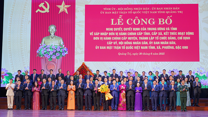 Ban Chấp hành Đảng bộ tỉnh Quảng Trị (mới) nhiệm kỳ 2020-2025.