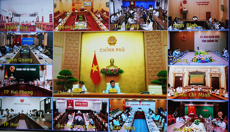 Đồng chí Phó Thủ tướng Chính phủ Nguyễn Chí Dũng phát biểu kết luận cuộc họp (ảnh chụp màn hình)